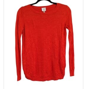 Cupio Vibrant Red Long Sleeve Tee